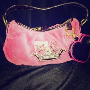 Juicy Couture Bundle! hot pink  handbag and wallet